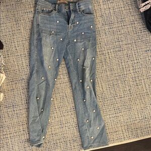 7 for all mankind Edie embellished jeans 25